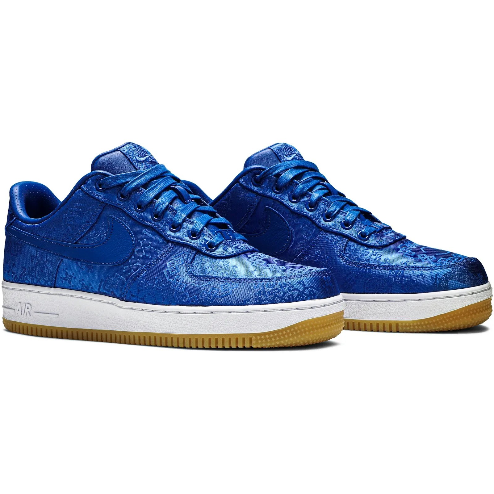 CLOT x Air Force 1 PRM ‘Royal Silk’ [also worn by Edison Chen] CJ5290-400 - Image 8